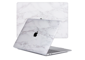Lunso MacBook Air 13 inch (2018-2019) cover hoes - case - Marble Cosette