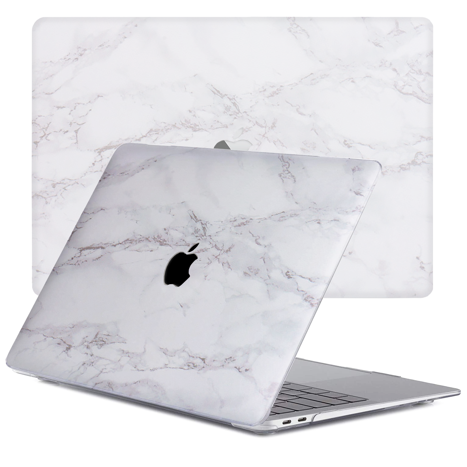 Lunso Marble Cosette cover hoes voor de MacBook Air 13 inch (2018-2019)