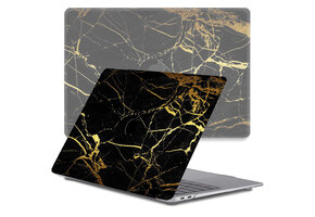 Lunso MacBook Air 13 inch (2018-2019) cover hoes - case - Marble Nova