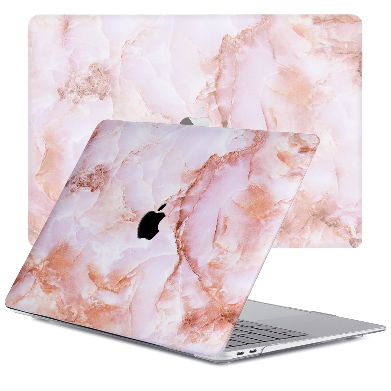 Lunso Marble Finley cover hoes voor de MacBook Pro 13 inch (2016-2019)