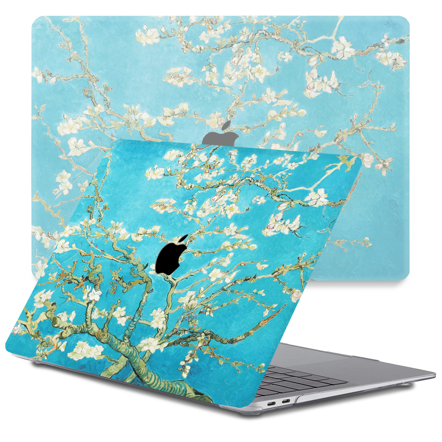 Lunso cover hoes Van Gogh amandelboom voor de MacBook Pro 13 inch (2016-2019)