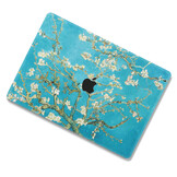 Lunso Van Gogh amandelboom cover hoes voor de MacBook Air 13 inch (2018-2019)