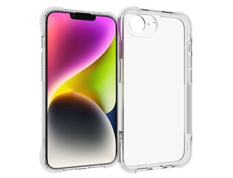 Lunso iPhone 16e - TPU Backcover hoes  - Transparant