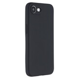 iPhone 17e / iPhone 16e Hoesje Flexibel siliconen Backcover - Zwart