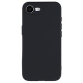 iPhone 17e / iPhone 16e Hoesje Flexibel siliconen Backcover - Zwart