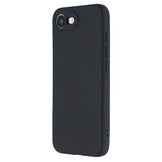iPhone 16e Hoesje Flexibel siliconen Backcover - Zwart