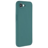 iPhone 16e Hoesje Flexibel siliconen Backcover - Army Groen
