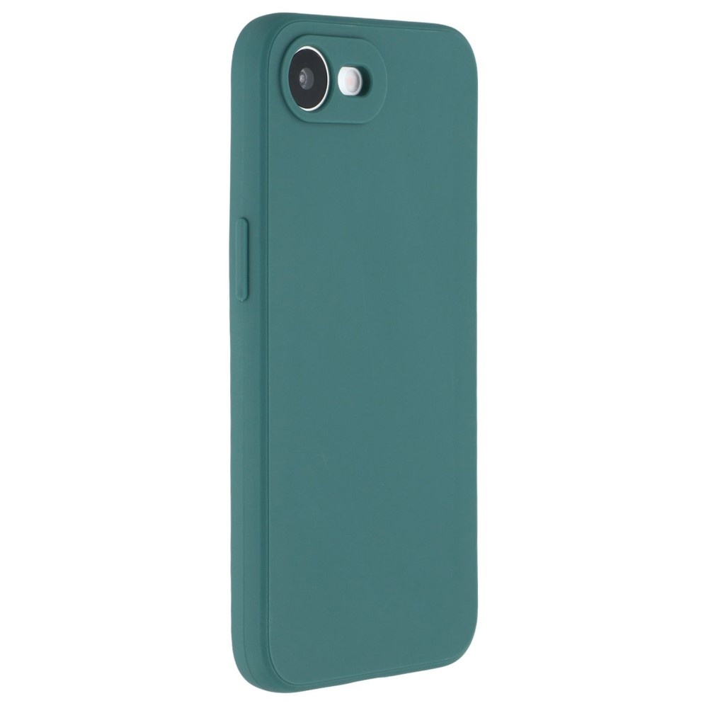 iPhone 17e / iPhone 16e Hoesje Flexibel siliconen Backcover - Army Groen