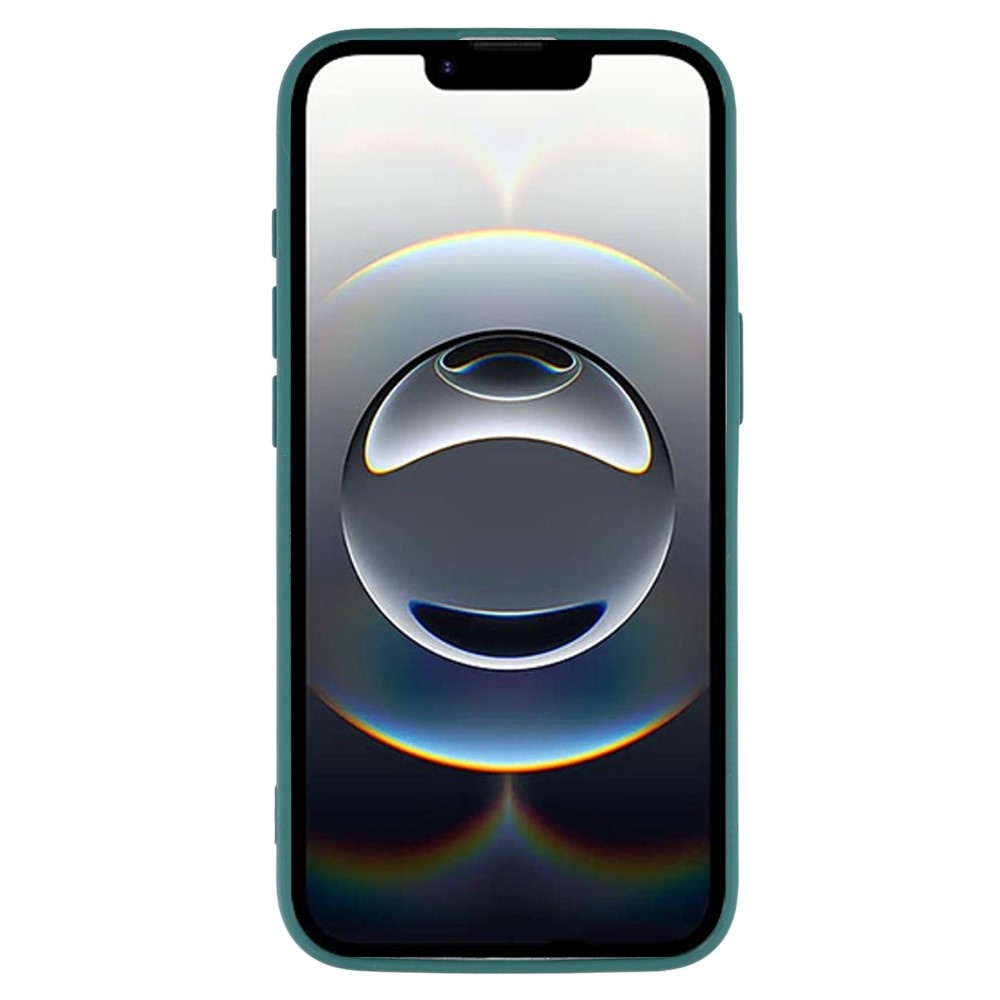 iPhone 17e / iPhone 16e Hoesje Flexibel siliconen Backcover - Army Groen