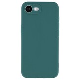 iPhone 16e Hoesje Flexibel siliconen Backcover - Army Groen