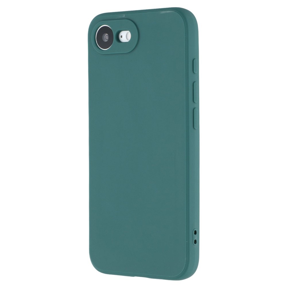 iPhone 17e / iPhone 16e Hoesje Flexibel siliconen Backcover - Army Groen