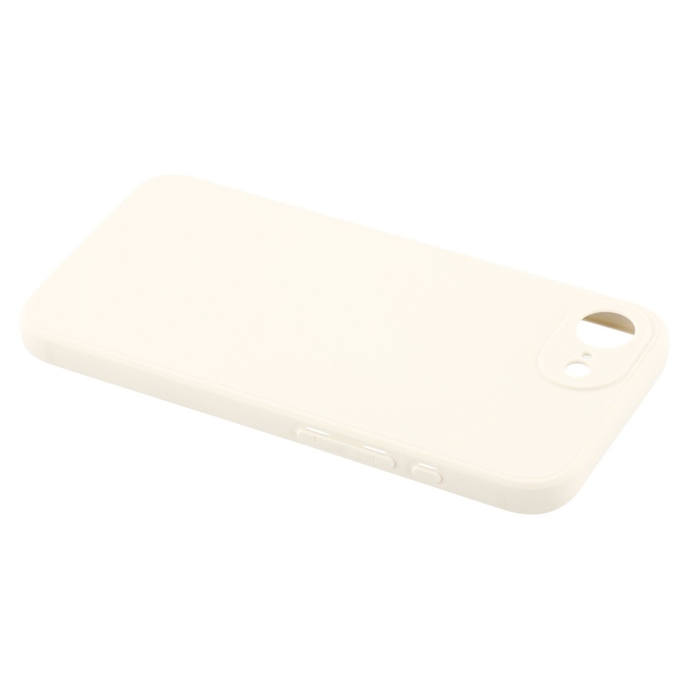 iPhone 17e / iPhone 16e Hoesje Flexibel siliconen Backcover - Beige