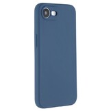 iPhone 16e Hoesje Flexibel siliconen Backcover - Donkerblauw