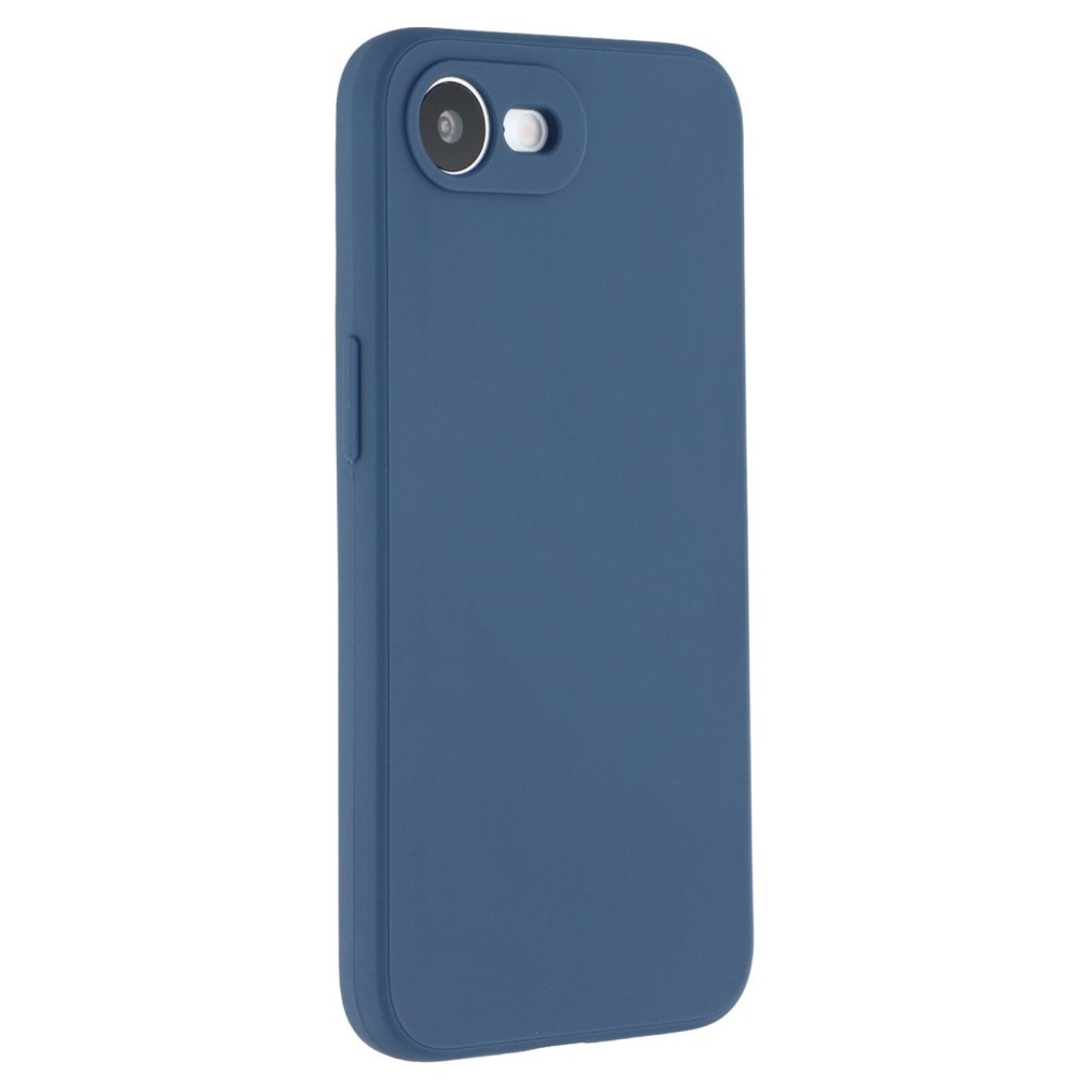 iPhone 17e / iPhone 16e Hoesje Flexibel siliconen Backcover - Donkerblauw