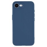 iPhone 17e / iPhone 16e Hoesje Flexibel siliconen Backcover - Donkerblauw
