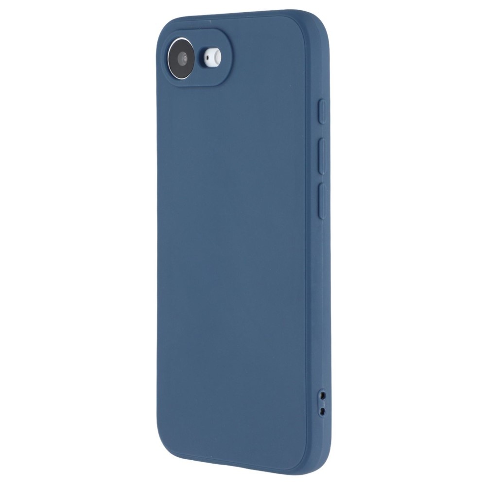 iPhone 17e / iPhone 16e Hoesje Flexibel siliconen Backcover - Donkerblauw