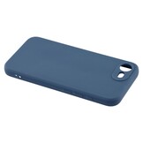 iPhone 17e / iPhone 16e Hoesje Flexibel siliconen Backcover - Donkerblauw