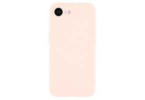 Lunso iPhone 17e / iPhone 16e hoesje - Flexibel siliconen Backcover - Lichtroze