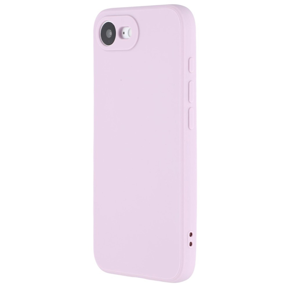 iPhone 17e / iPhone 16e Hoesje Flexibel siliconen Backcover - Lila