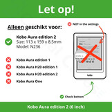 Kobo Aura Edition 2 hoes (6 inch) Sleepcover - Goud