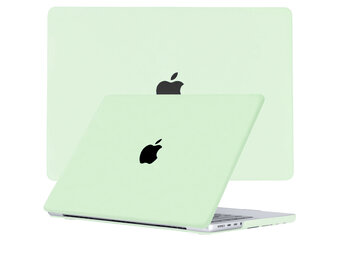 Lunso MacBook Pro 13 inch M1/M2 (2020-2022) cover hoes - case - Candy Honeydew Green