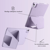 Stevige en slanke back cover hoesje voor iPad Air 11 inch 2024/2025 met standfunctie