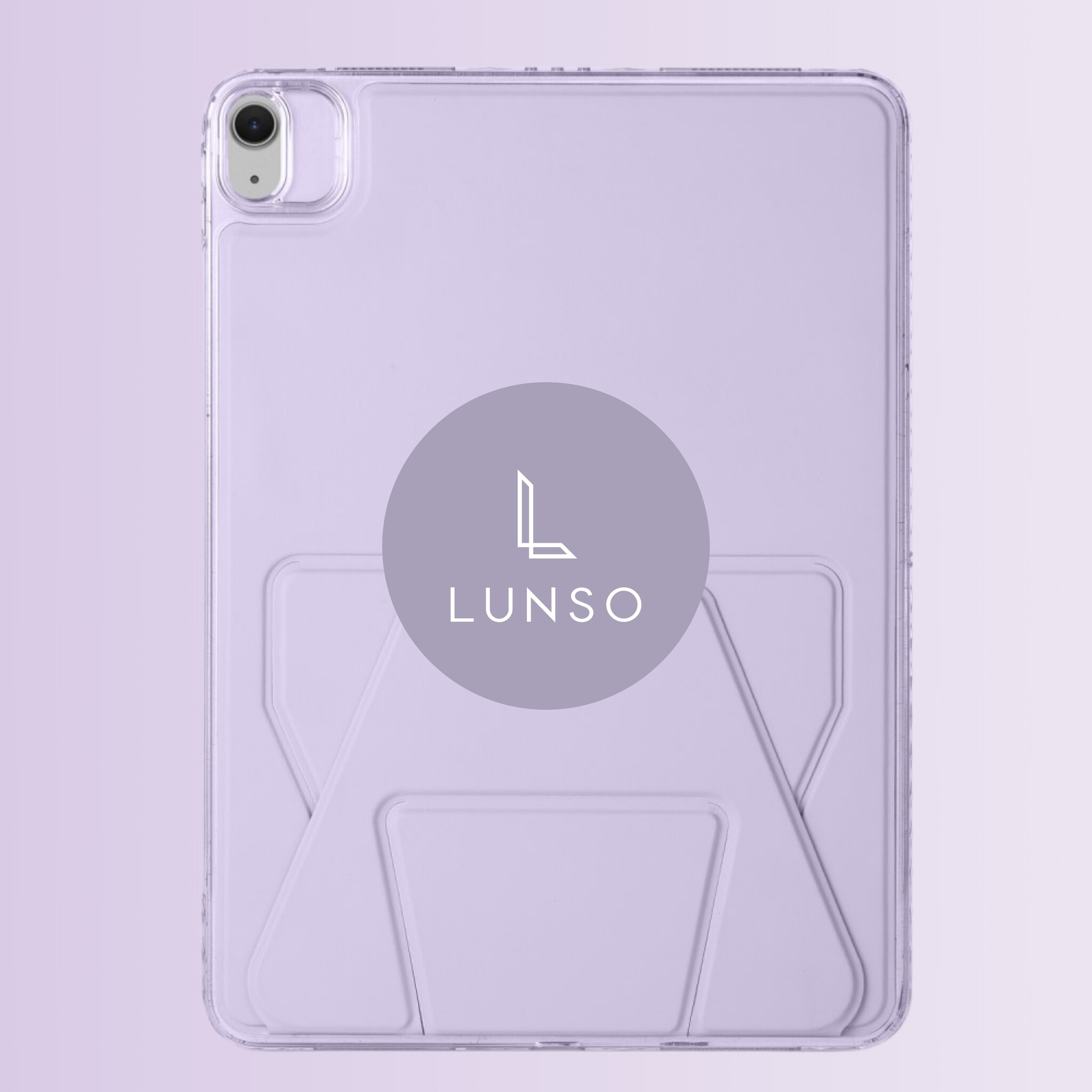 Stevige en slanke back cover hoesje voor iPad Air 11 inch 2024/2025 met standfunctie