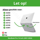 MacBook Pro 14 inch (2021-2024) case hoes - Marble Finley = Model A2442 / A2779 / A2918 / A2992 / A3112 / A3185 / A3401