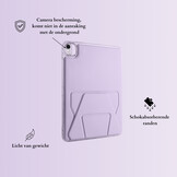 Stevige en slanke back cover hoesje voor iPad Air 13 inch 2024/2025 met standfunctie