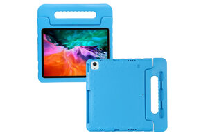Lunso iPad Air 11 inch (2024/2025) - EVA Schokbestendige Kinderhoes met handvat - Lichtblauw