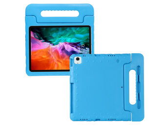 Lunso iPad Air 11 inch (2024/2025) - EVA Schokbestendige Kinderhoes met handvat - Lichtblauw