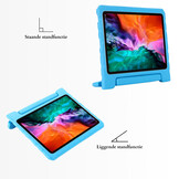iPad Air 11 inch (2024/2025) EVA Schokbestendige Kinderhoes met handvat - Lichtblauw