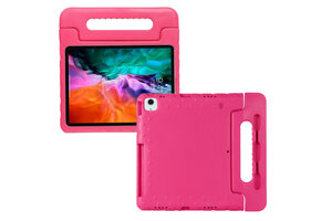 Lunso iPad Air 11 inch (2024/2025) - EVA Schokbestendige Kinderhoes met handvat - Roze