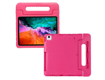Lunso iPad Air 11 inch (2024/2025) - EVA Schokbestendige Kinderhoes met handvat - Roze