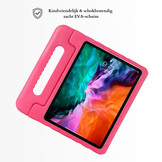 iPad Air 11 inch (2024/2025) EVA Schokbestendige Kinderhoes met handvat - Roze