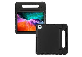 Lunso iPad Air 13 inch (2024/2025) - EVA Schokbestendige Kinderhoes met handvat - Zwart