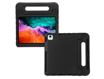 Lunso iPad Air 13 inch (2024/2025) - EVA Schokbestendige Kinderhoes met handvat - Zwart