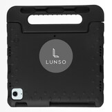 iPad Air 13 inch (2024/2025) EVA Schokbestendige Kinderhoes met handvat - Zwart