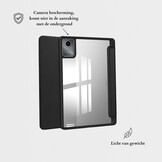 Lenovo Tab M11 Luxe Acrylic Tri-Fold Bookcase hoes - Zwart
