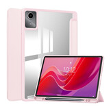 Lenovo Tab M11 Luxe Acrylic Tri-Fold Bookcase hoes - Lichtroze