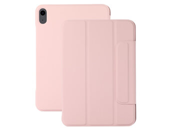 Lunso iPad Air 11 inch (2024/2025) - Tri-Fold Bookcase hoes - Lichtroze