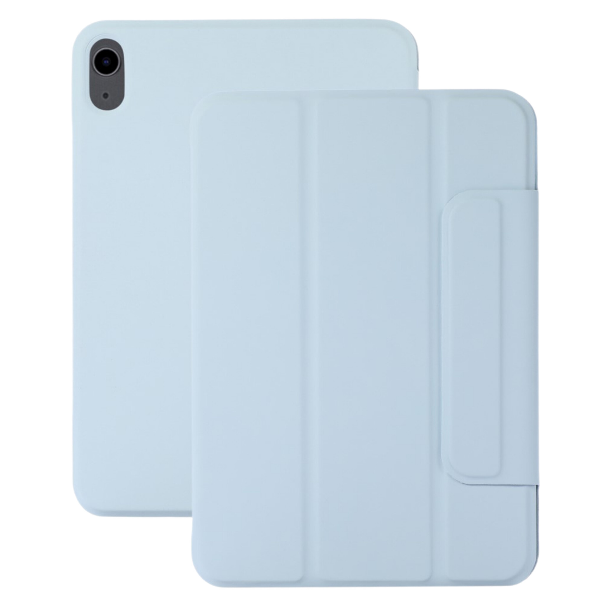 Lunso iPad Air 11 inch (2024/2025) - Tri-Fold Bookcase hoes - Lichtblauw