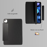 iPad Air 13 inch (2024/2025) Tri-Fold Bookcase hoes - Zwart