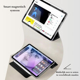 iPad Air 13 inch (2024/2025) Tri-Fold Bookcase hoes - Lichtgrijs