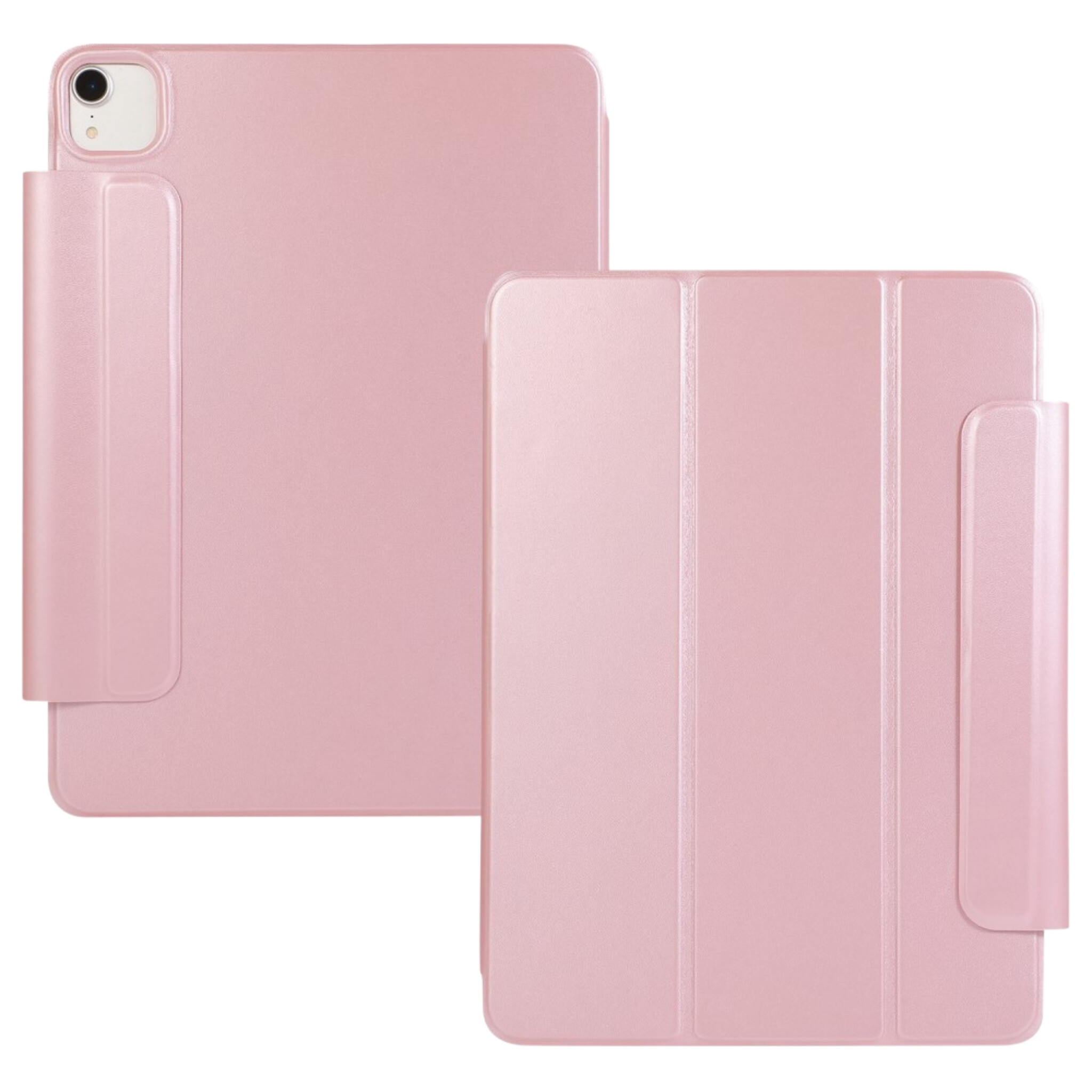 iPad Air 13 inch (2024/2025) Tri-Fold Bookcase hoes - Rose
