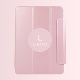 iPad Air 13 inch (2024/2025) Tri-Fold Bookcase hoes - Rose