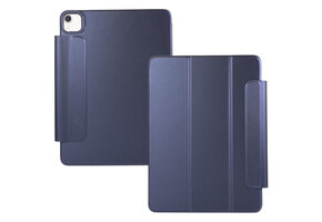 Lunso iPad Air 13 inch (2024/2025) - Tri-Fold Bookcase hoes - Donkerblauw