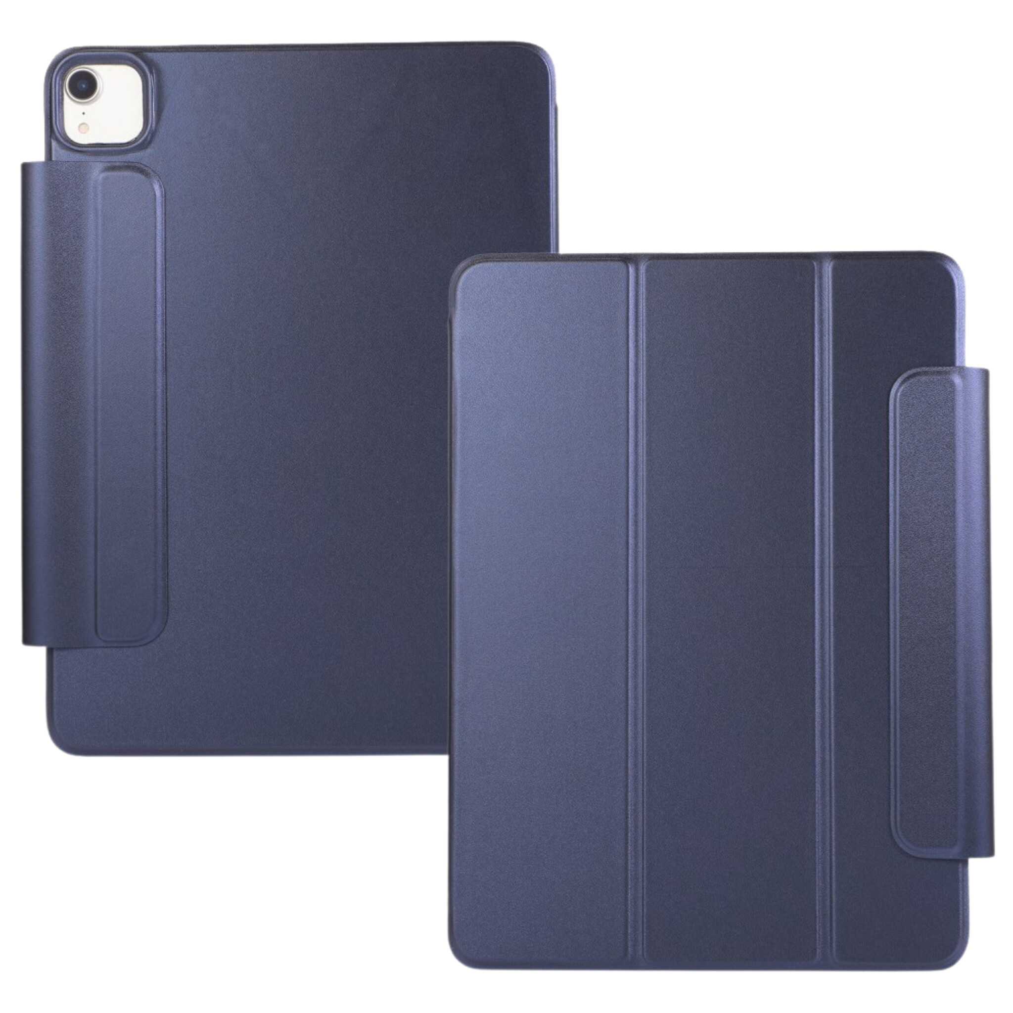 iPad Air 13 inch (2024/2025) Tri-Fold Bookcase hoes - Donkerblauw