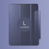 iPad Air 13 inch (2024/2025) Tri-Fold Bookcase hoes - Donkerblauw