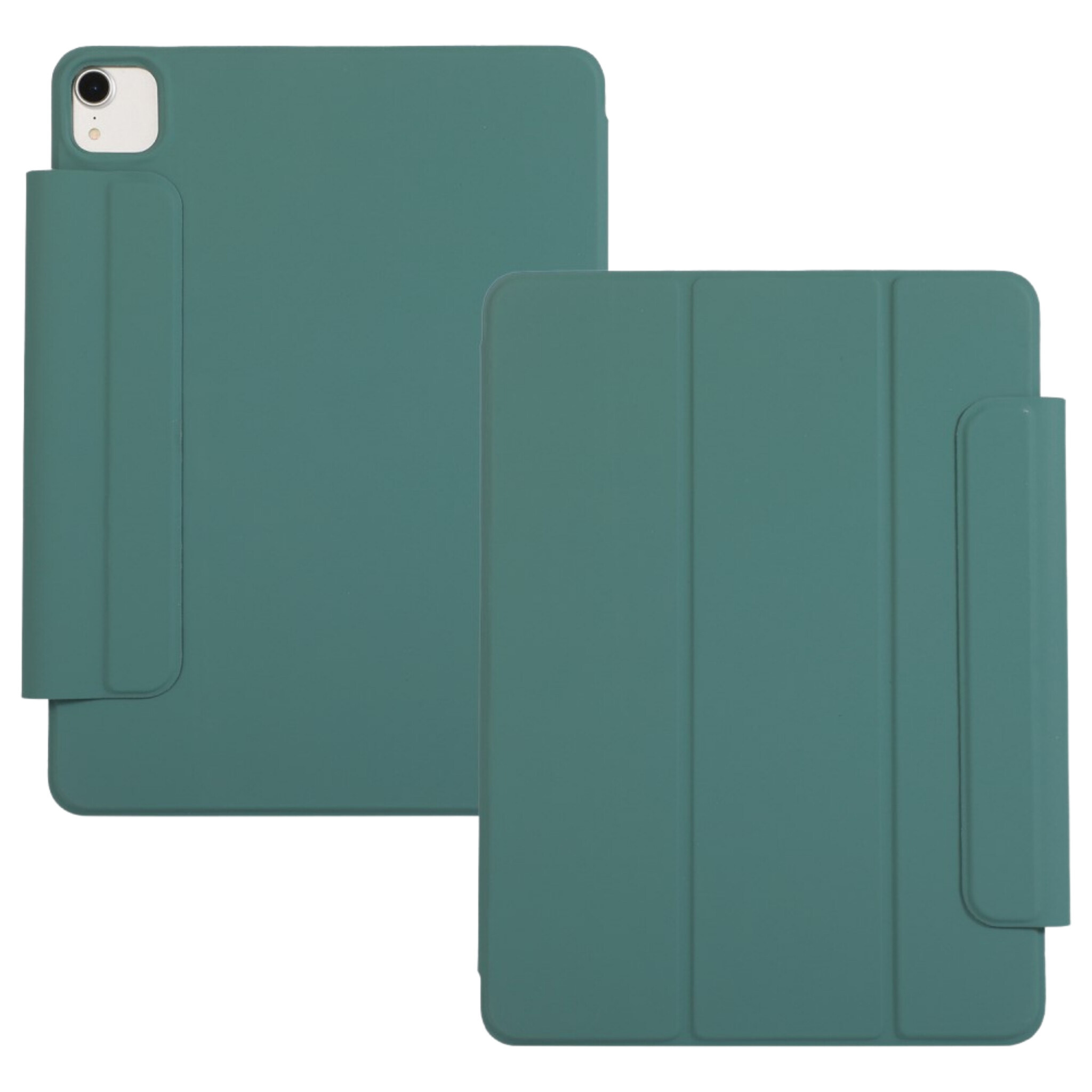 iPad Air 13 inch (2024/2025) Tri-Fold Bookcase hoes - Groen